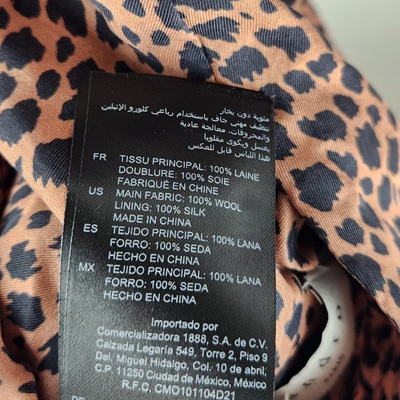 Sandro Paris Wool Silk Reversible Open Front Cardigan Sweater sz 1/S SHRUNKEN - Picture 10 of 11